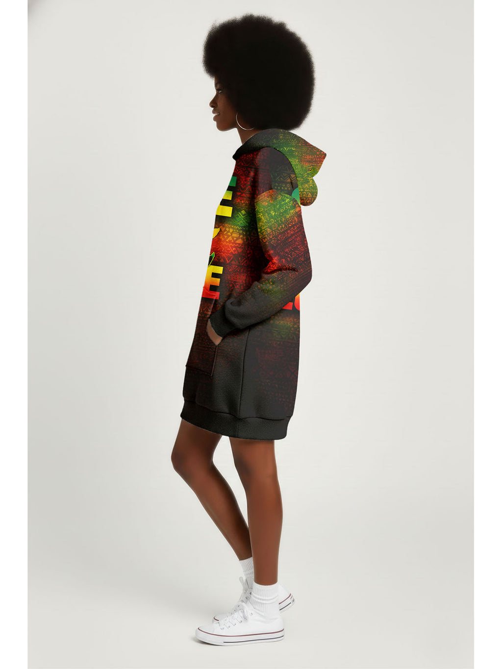 One Love Hoodie Dress
