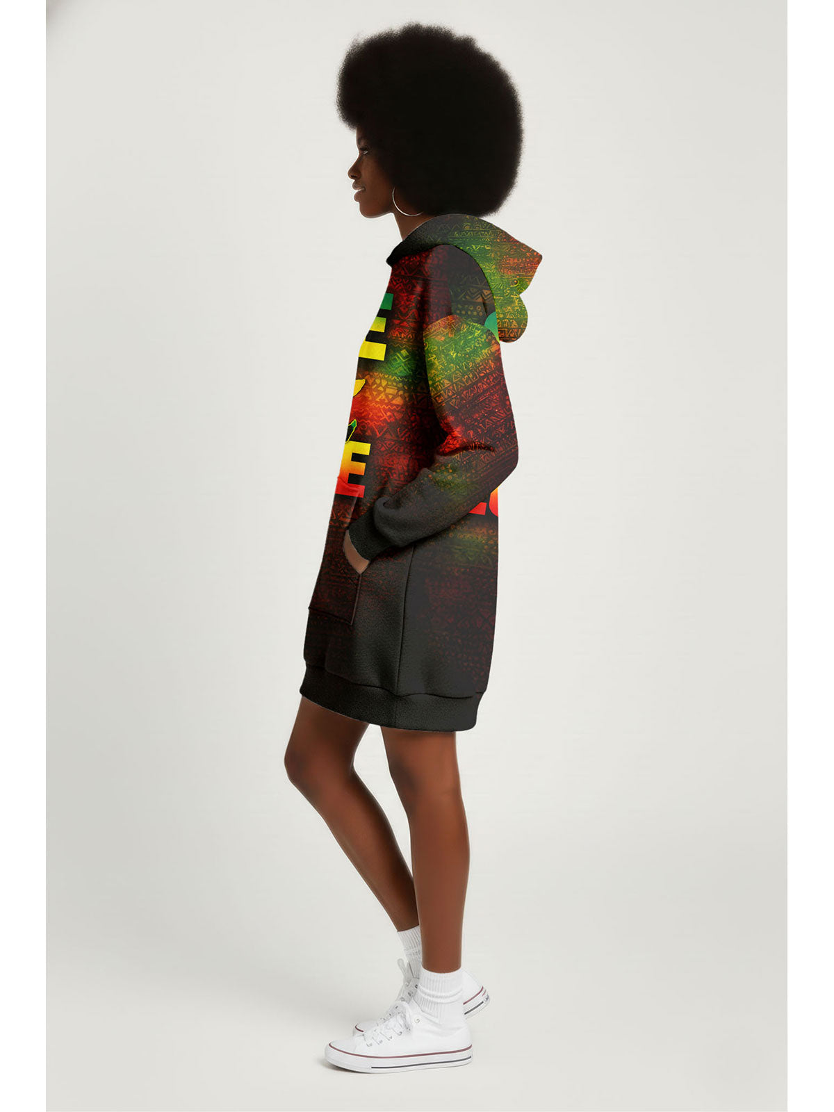 One Love Hoodie Dress