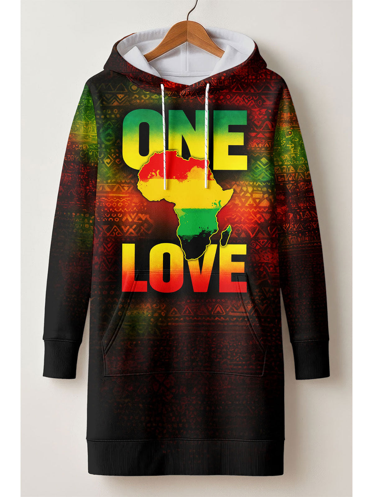 One Love Hoodie Dress