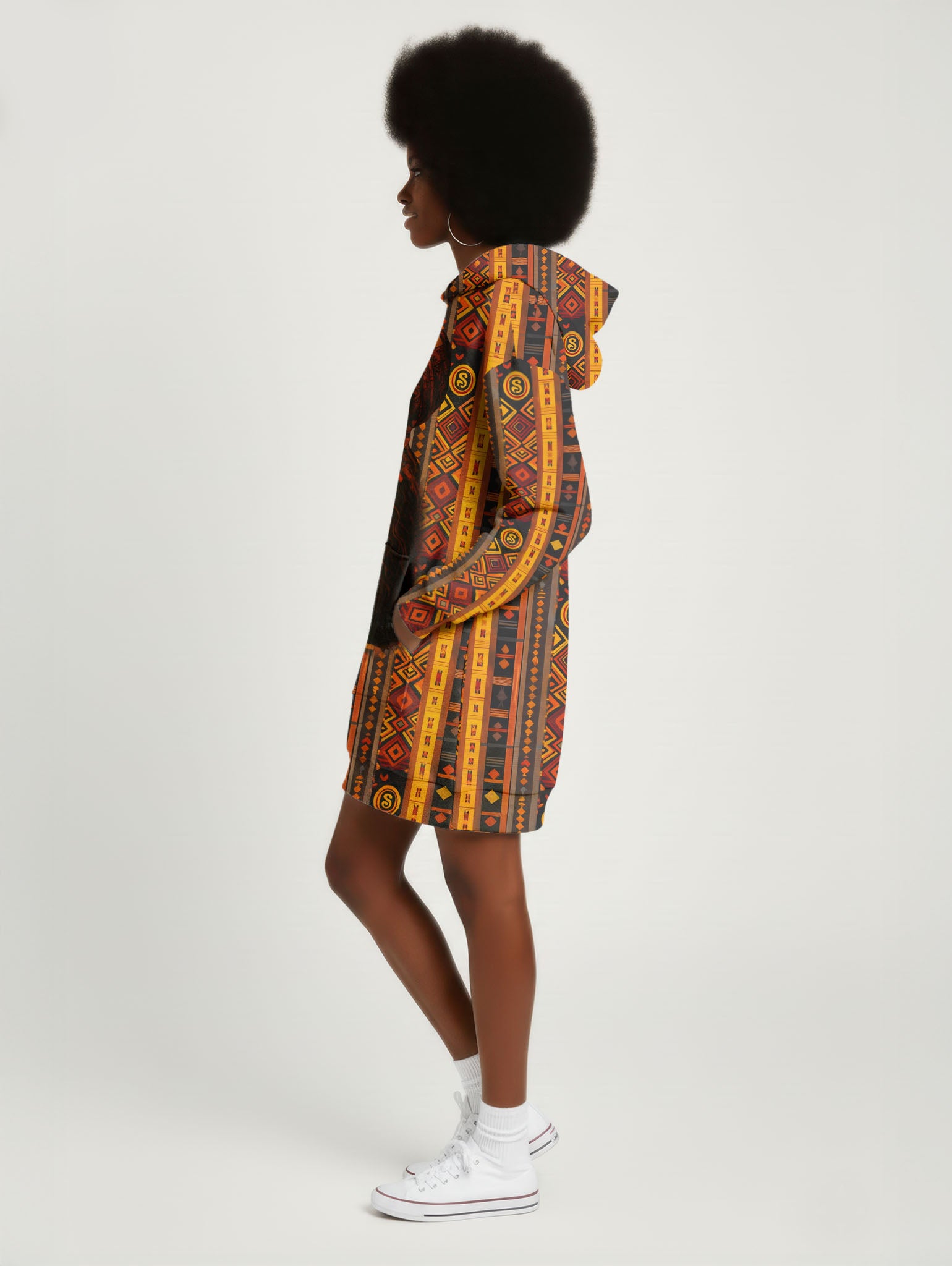 Melanin Radiance Hoodie Dress