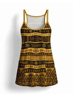 Baraka Built-in Bra Mini Dress