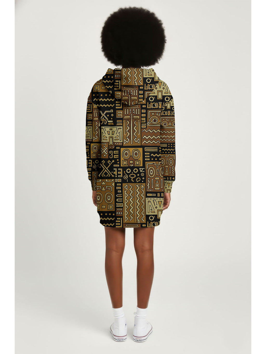 "Sankofa" Hoodie Dress