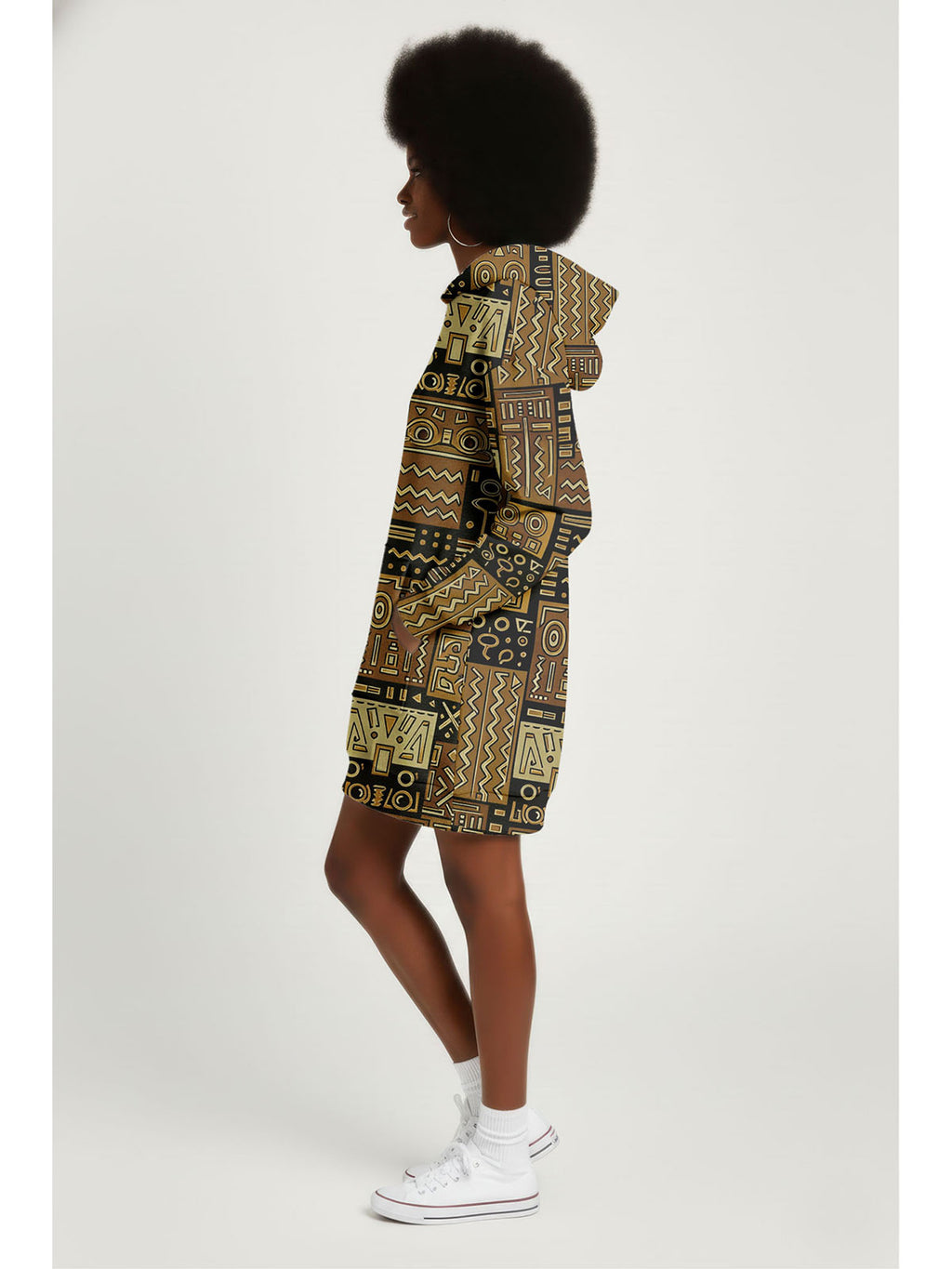 "Sankofa" Hoodie Dress