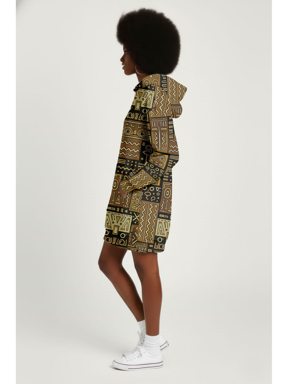 "Sankofa" Hoodie Dress