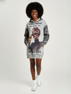 size: Model is 5'7" wearing a size L