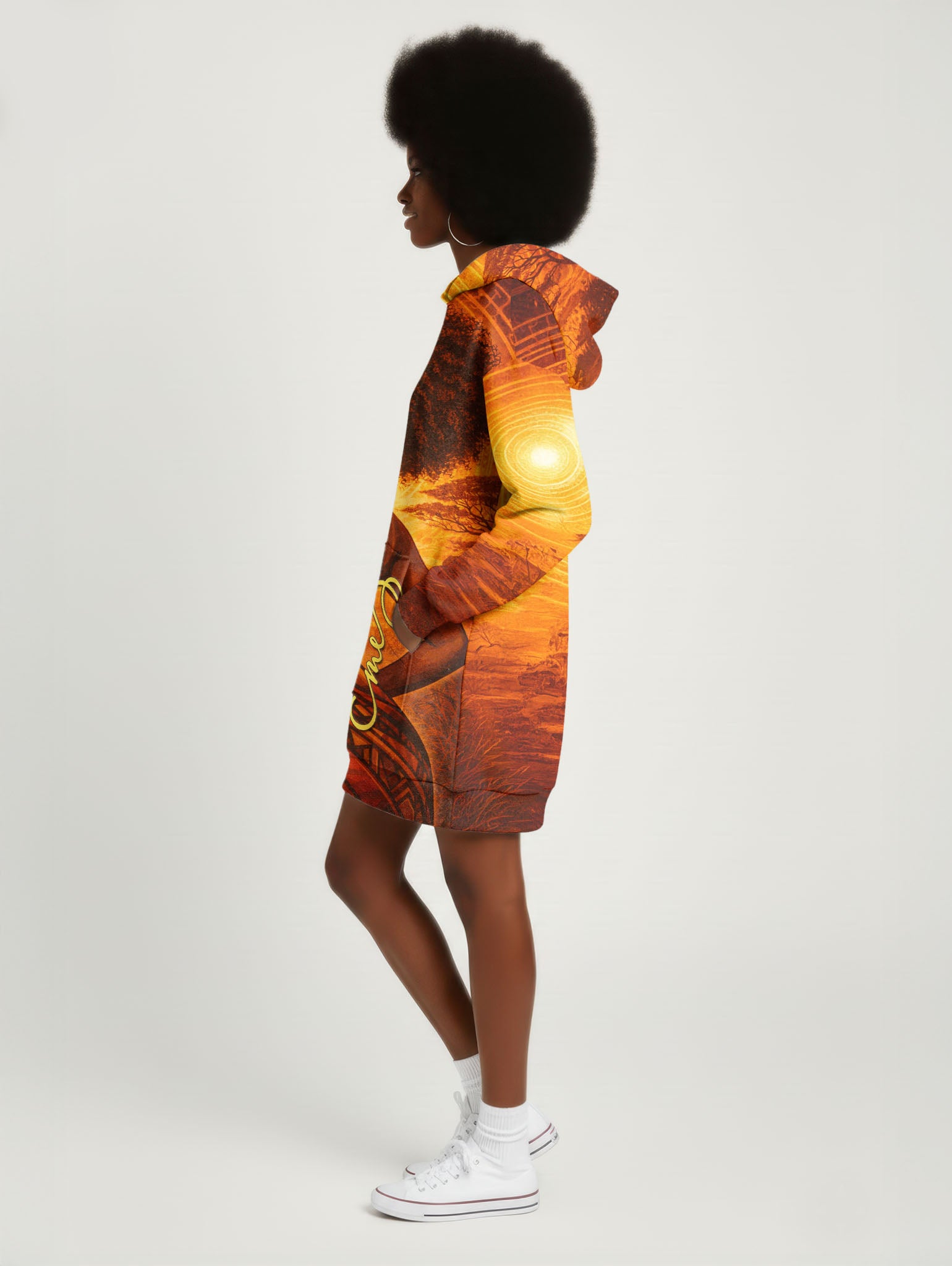Designed Hoodie Dress