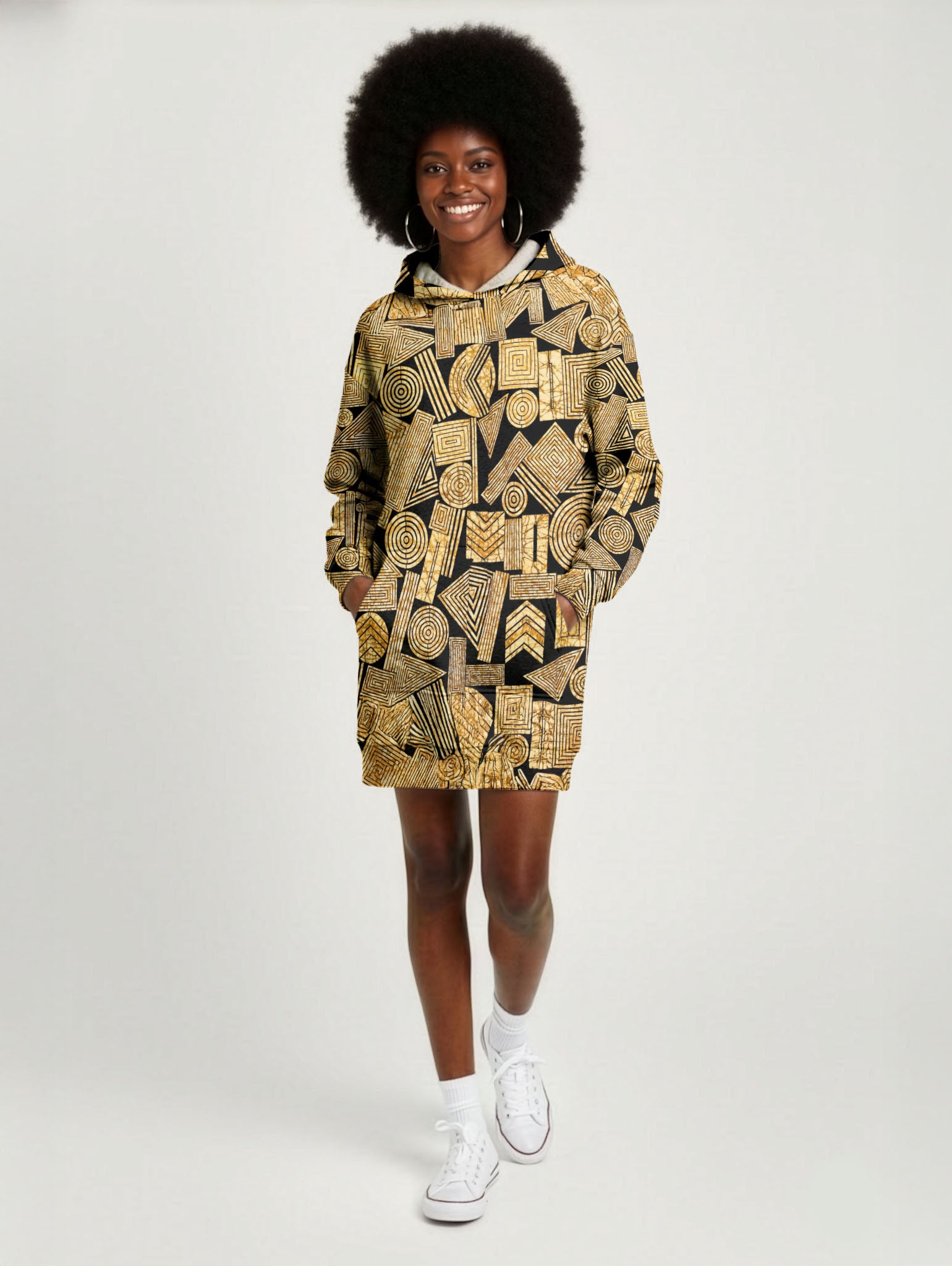 "Mansa" Hoodie Dress