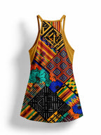 "Vitambaa" Built-in Bra Mini Dress