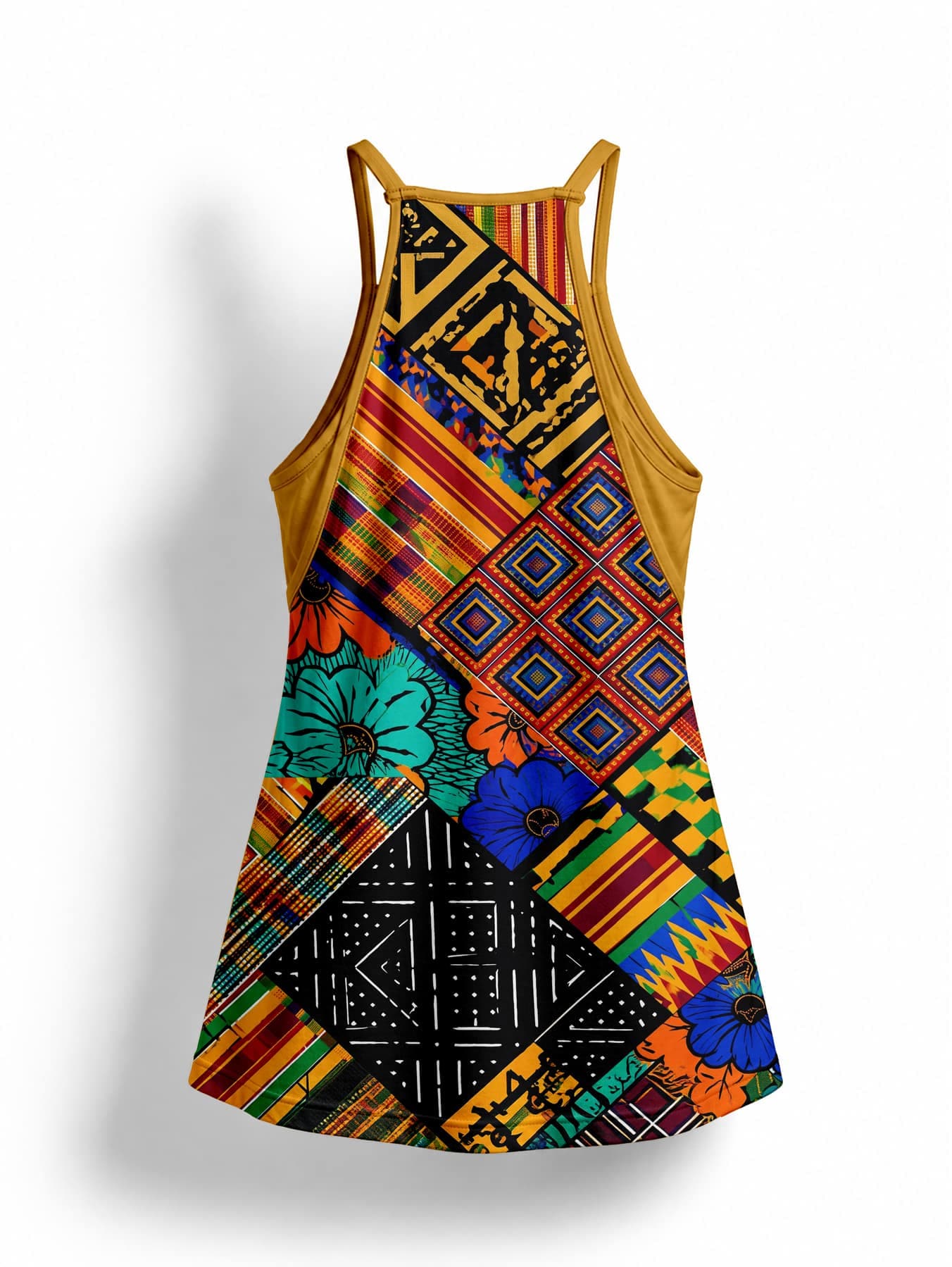"Vitambaa" Built-in Bra Mini Dress