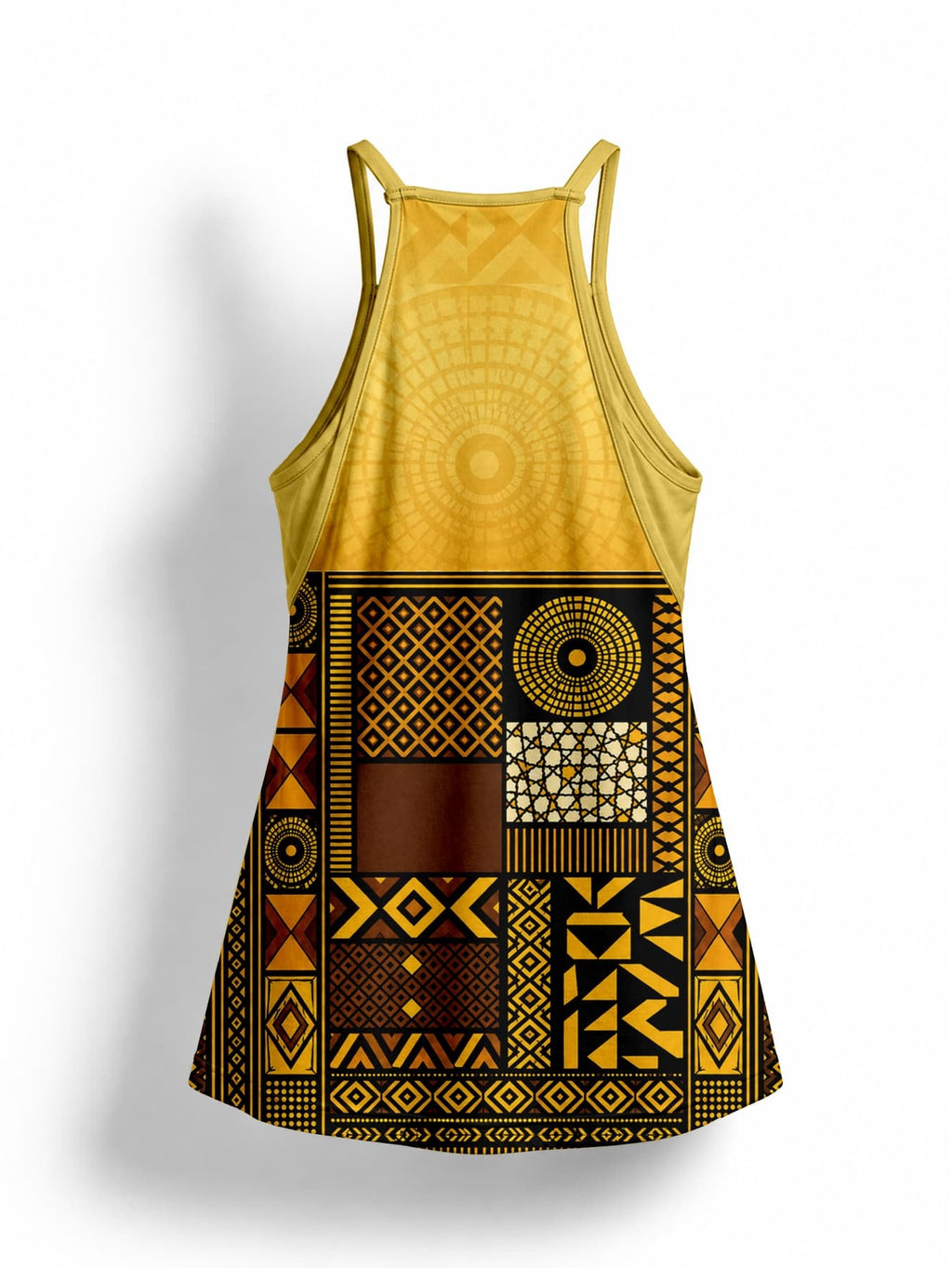"Manjano" Built-in Bra Mini Dress