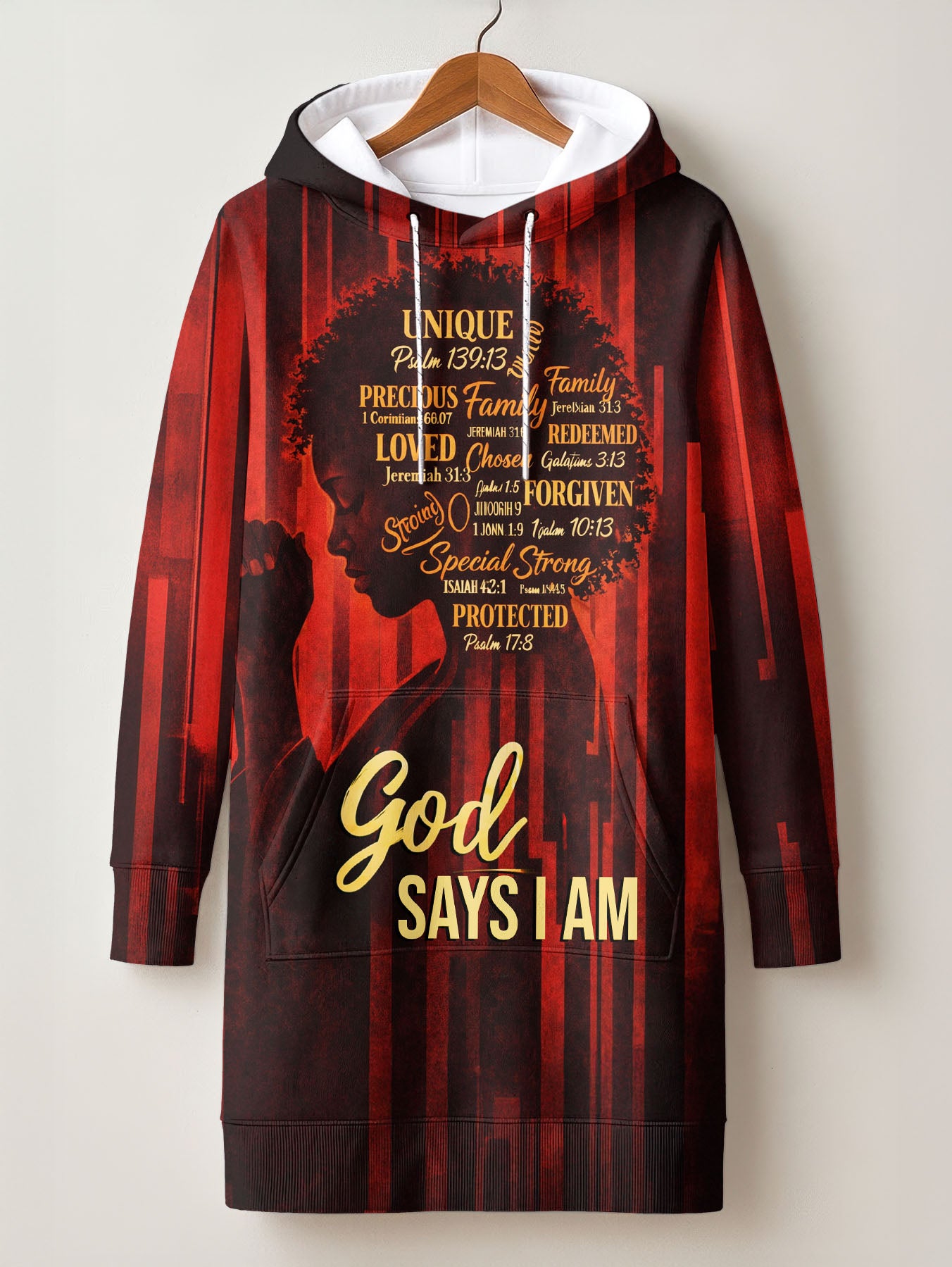 "Asante" Hoodie Dress
