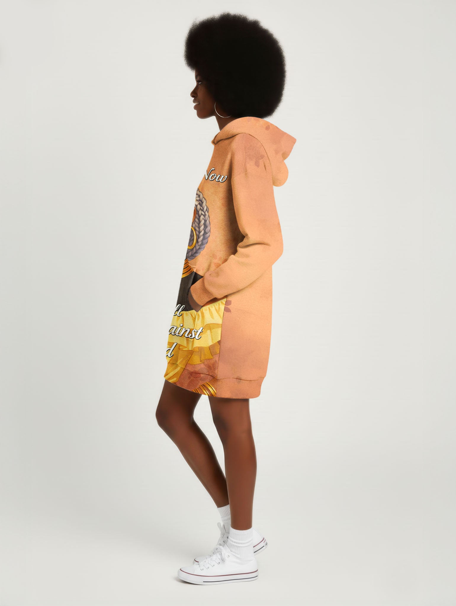 "Shujaa" Hoodie Dress