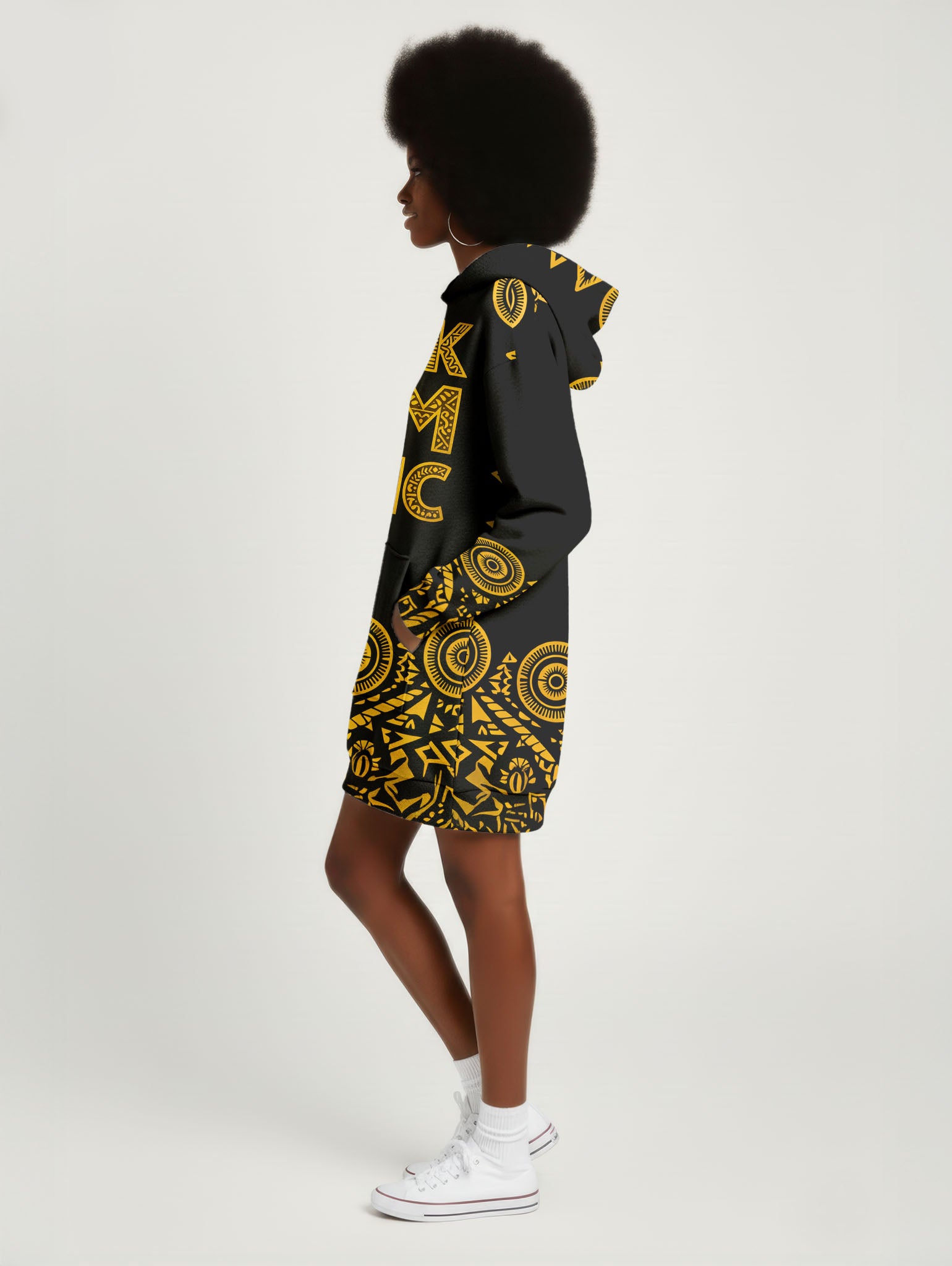 "Mamafo" Hoodie Dress