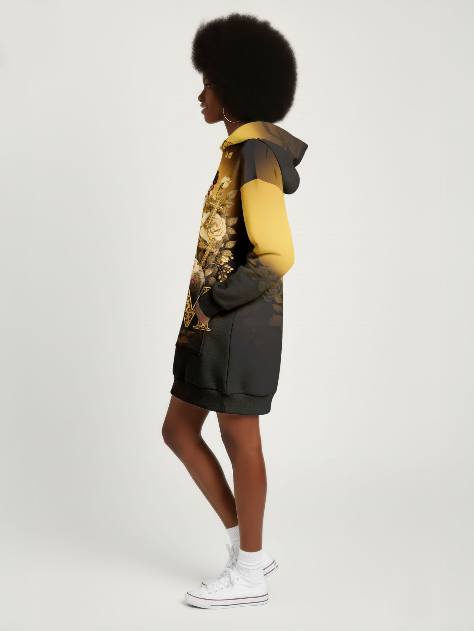 "Iyanu" Hoodie Dress