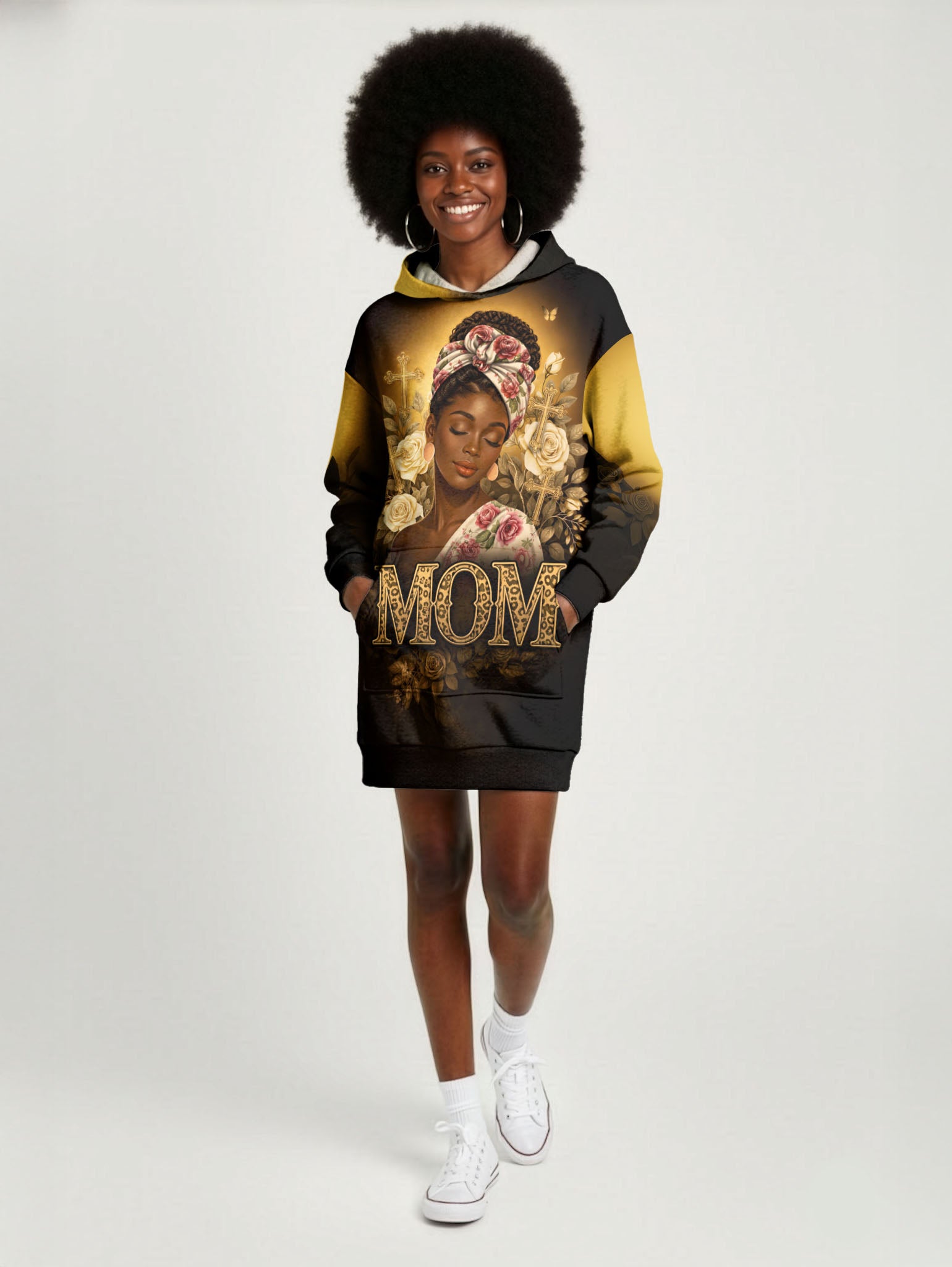 "Iyanu" Hoodie Dress