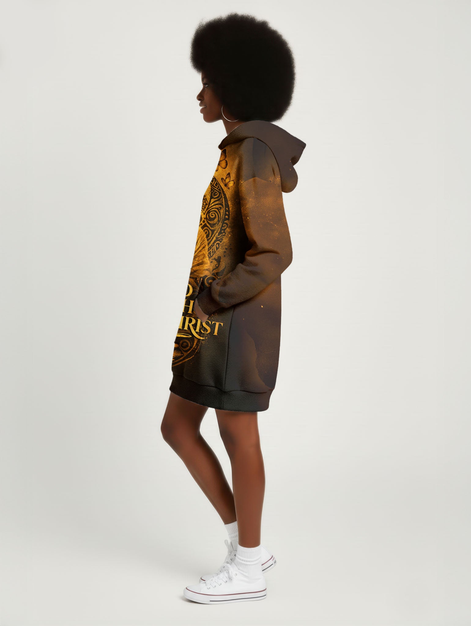 "Zuri" Hoodie Dress