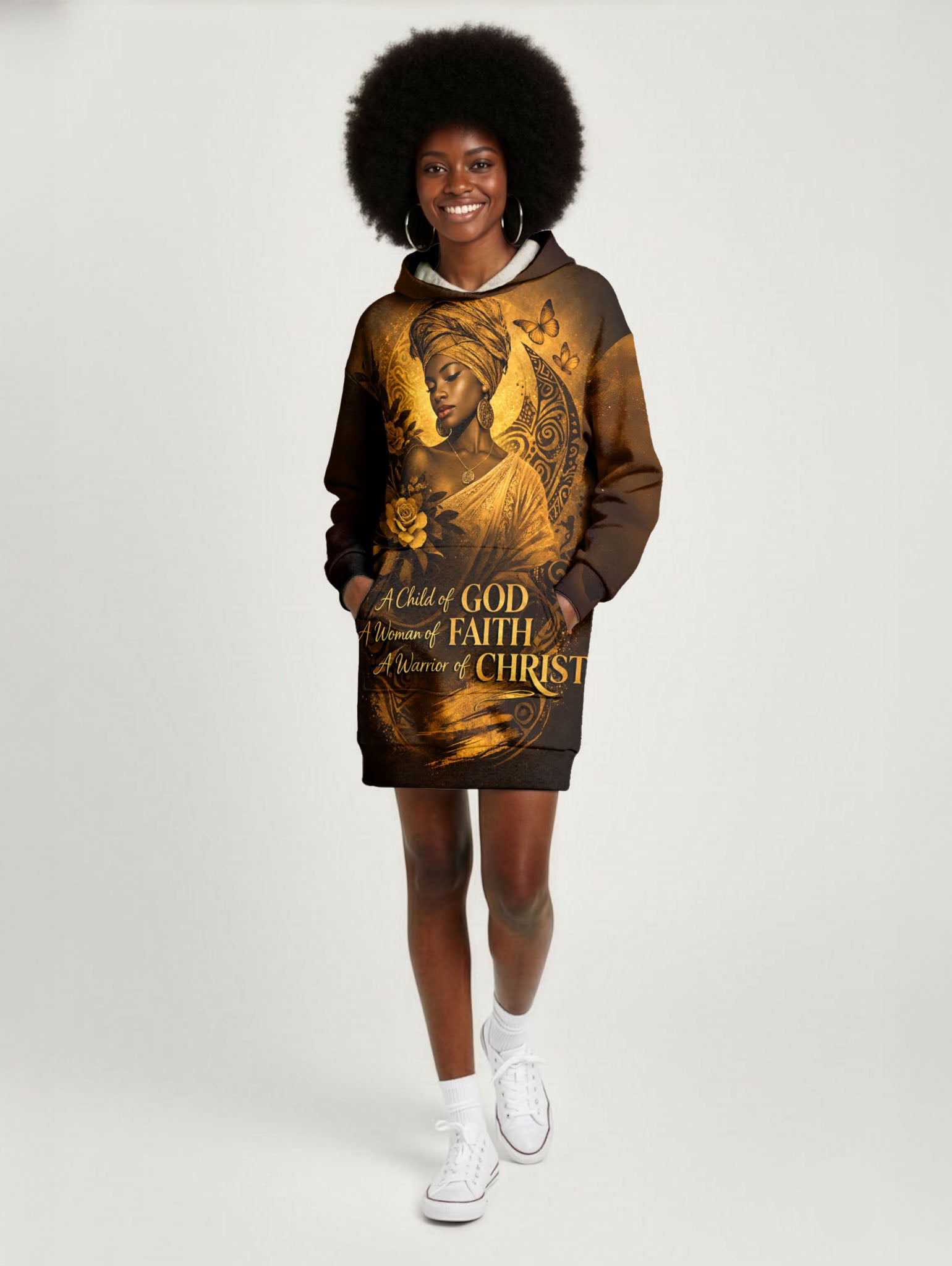 "Zuri" Hoodie Dress