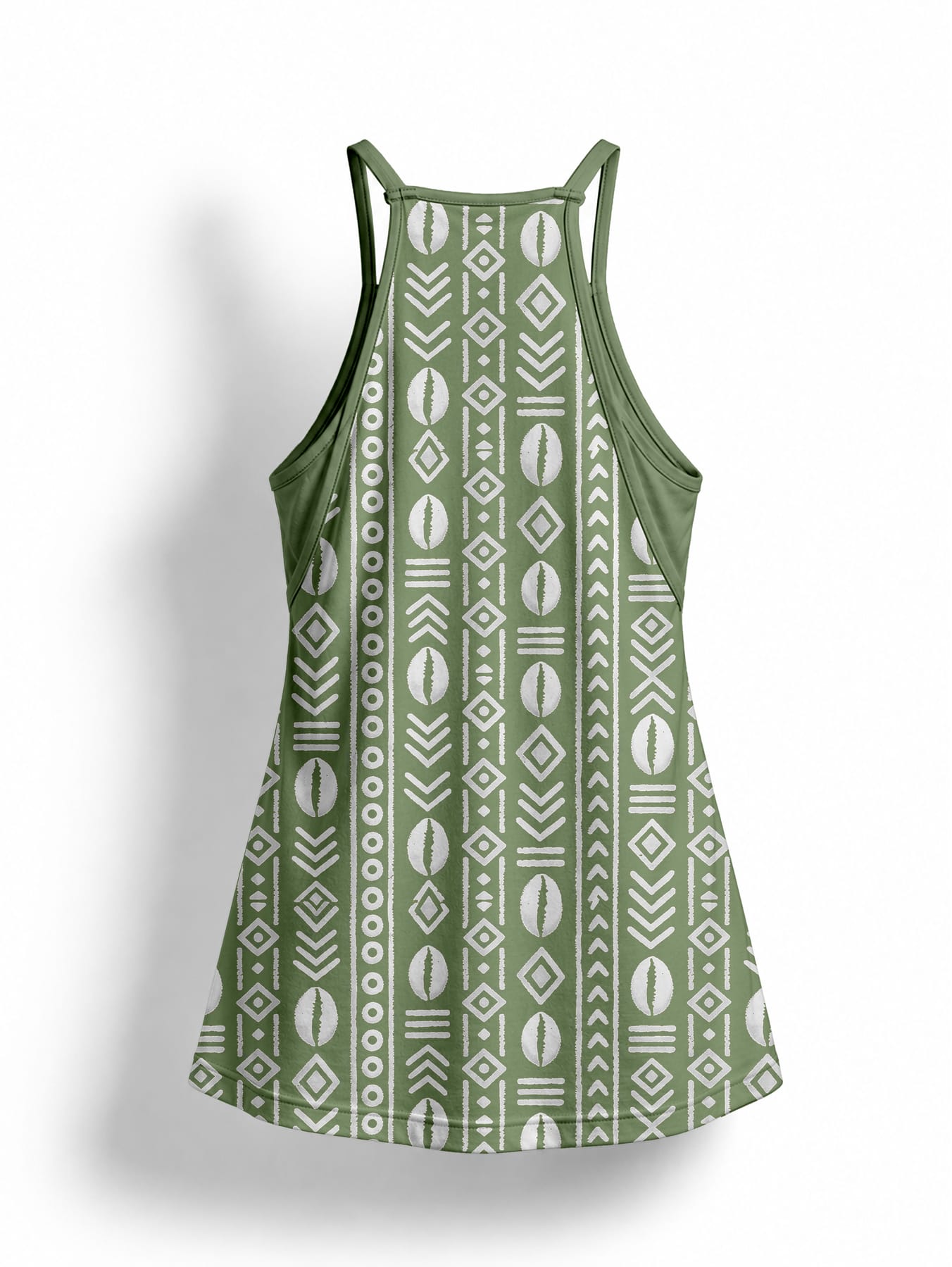 Oshun Verde Built-in Bra Mini Dress