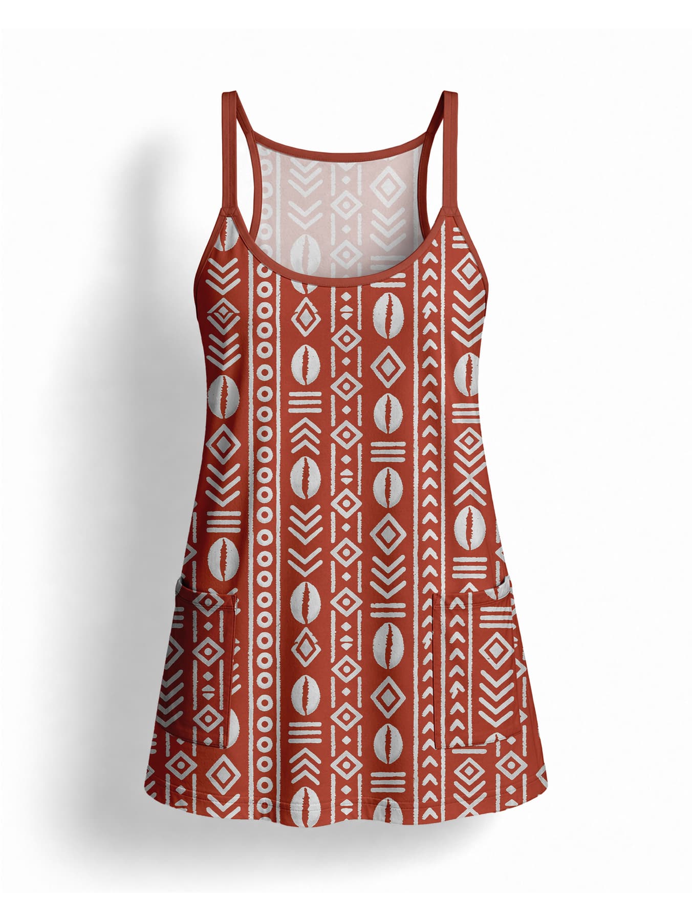 "Oshun Kijani" Built-in Mini Dress