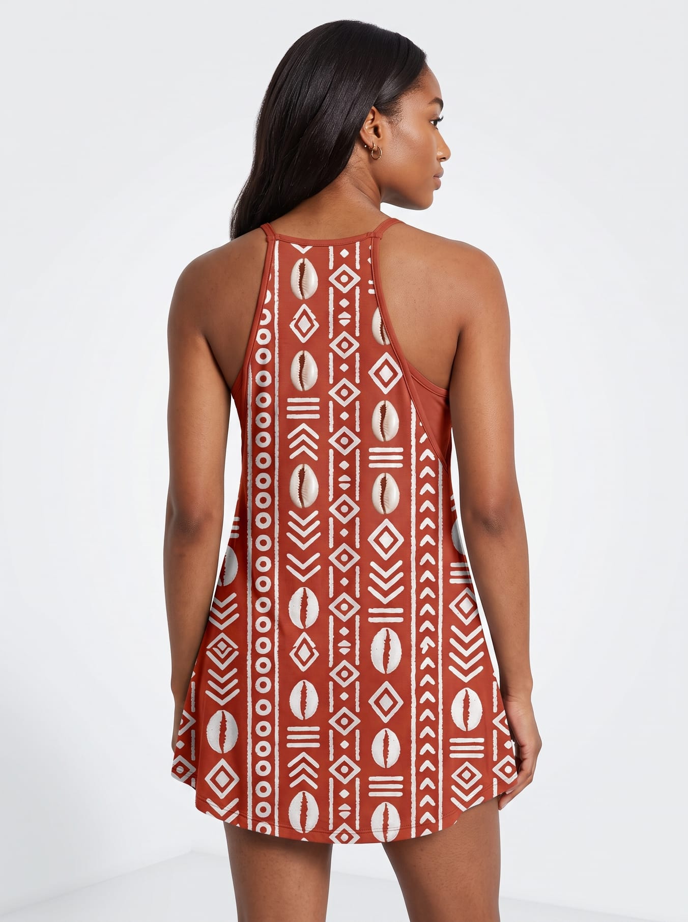 "Oshun Kijani" Built-in Mini Dress