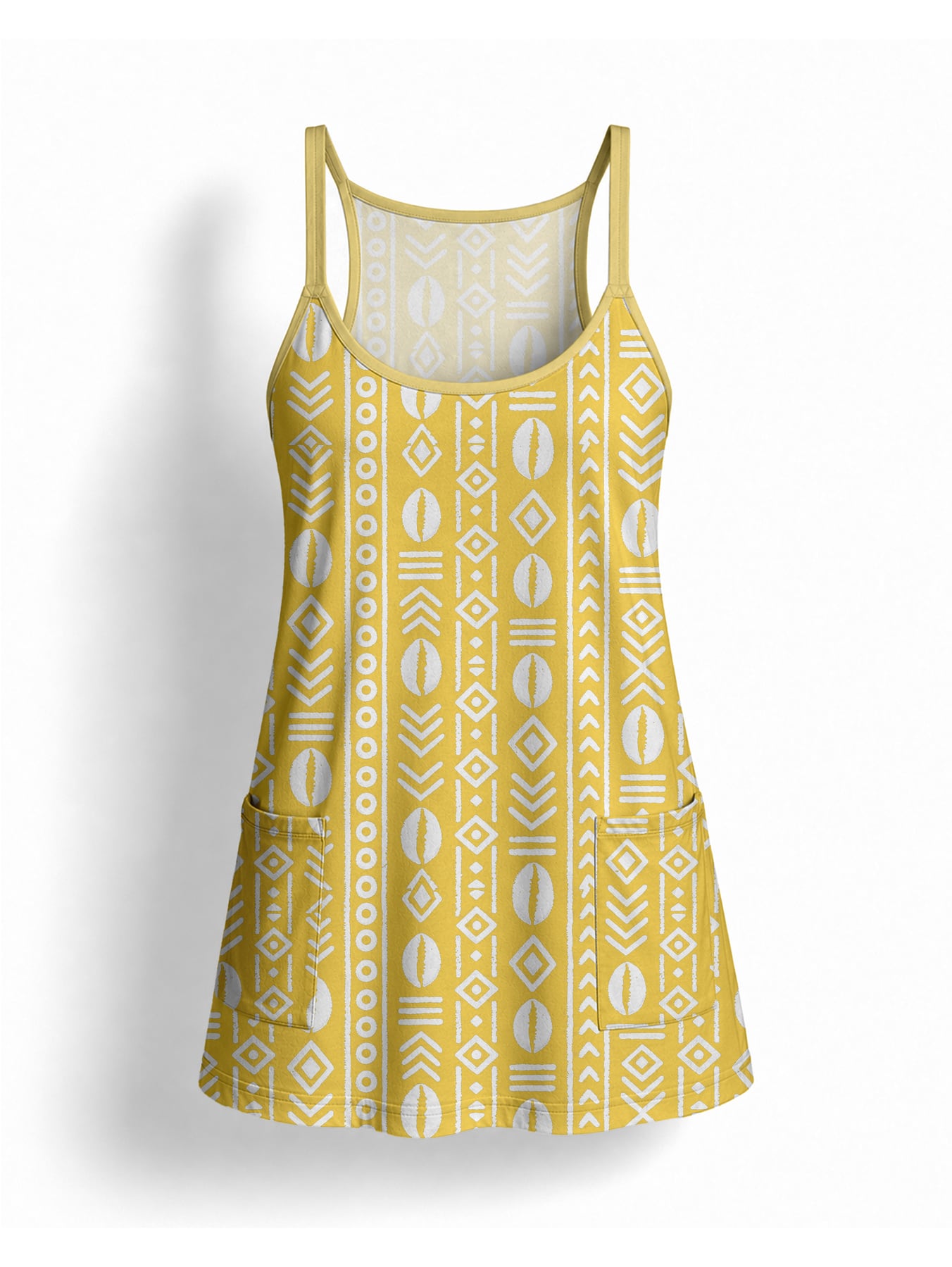 "Oshun Dhahabu" Built-in Mini Dress