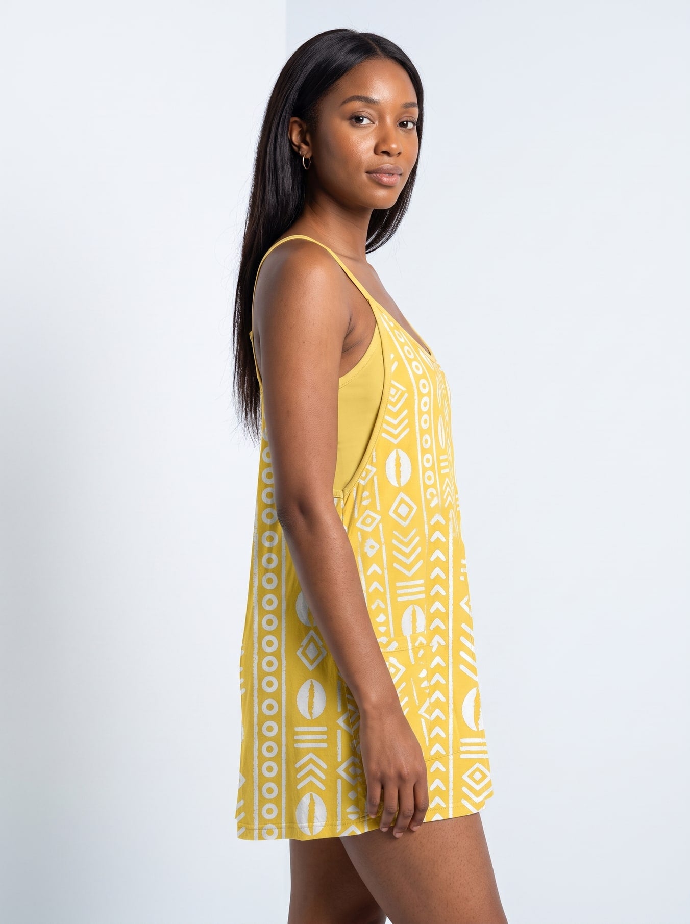 "Oshun Dhahabu" Built-in Mini Dress
