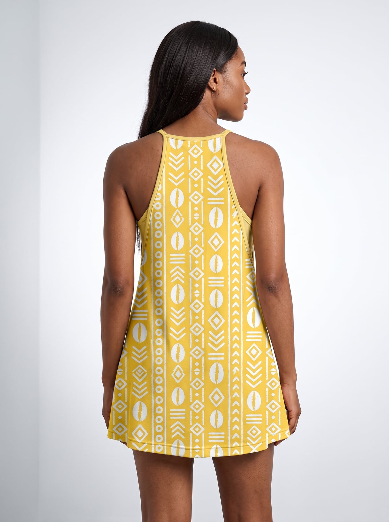 "Oshun Dhahabu" Built-in Mini Dress