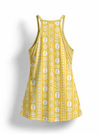 "Oshun Dhahabu" Built-in Bra Mini Dress
