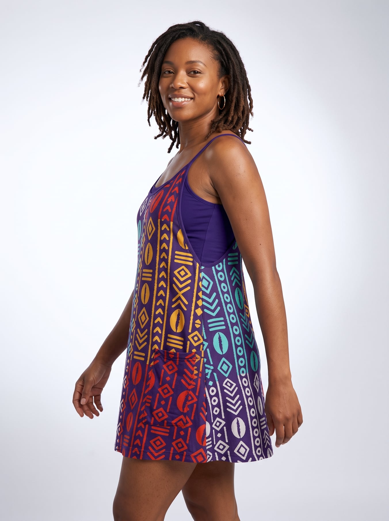 "Oshun Zamani" Built-in Mini Dress
