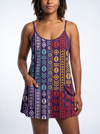 "Oshun Zamani" Built-in Bra Mini Dress