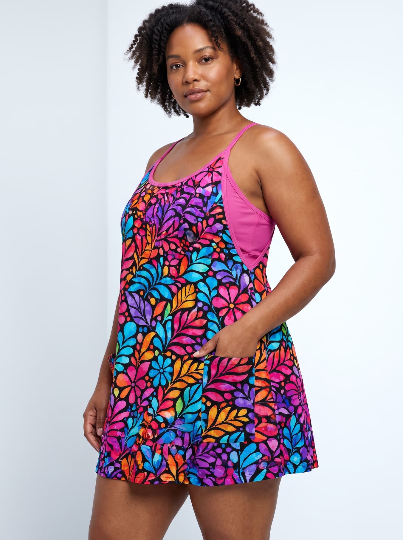 "Rangi" Built-in Mini Dress