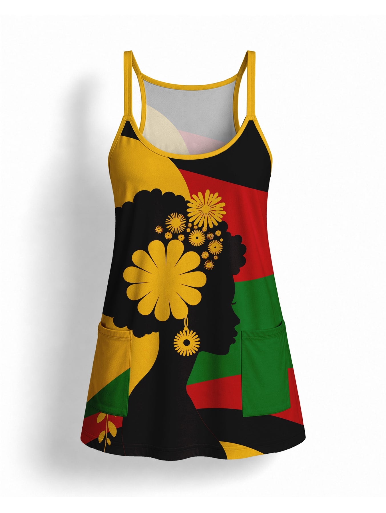 "Furaha" Built-in Mini Dress