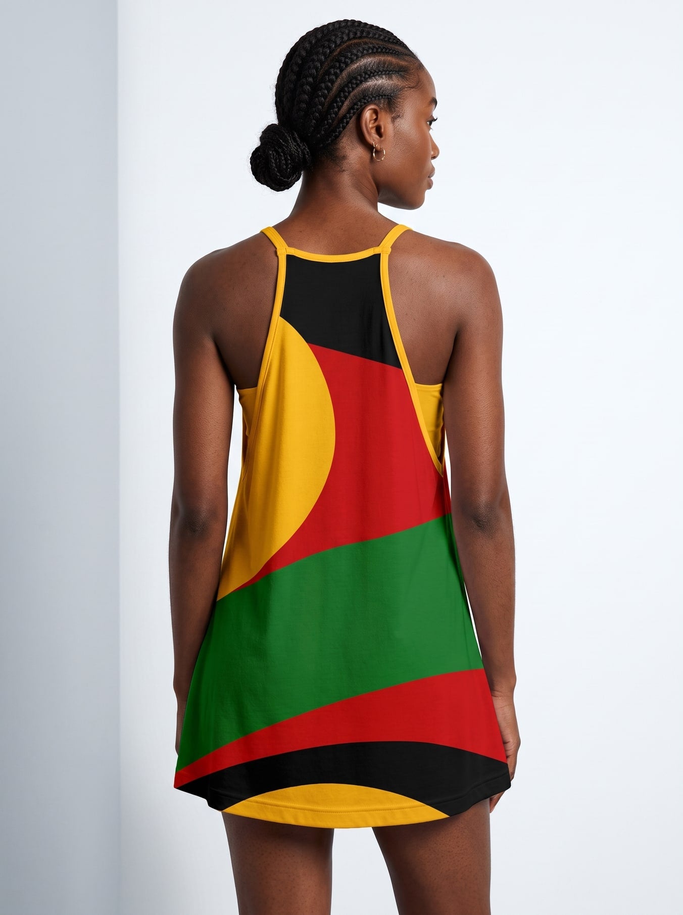 "Furaha" Built-in Mini Dress