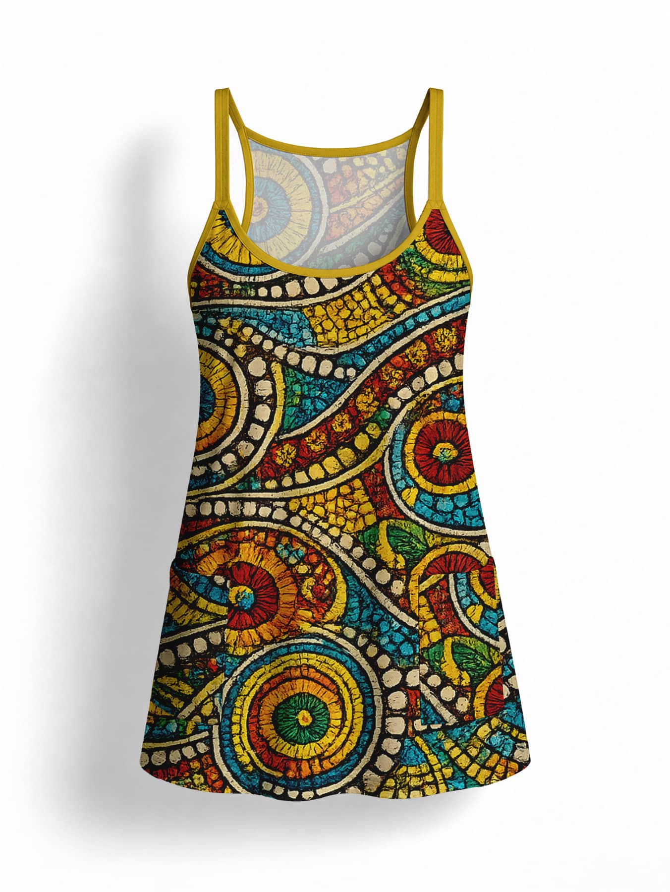 "Taji" Built-in Mini Dress