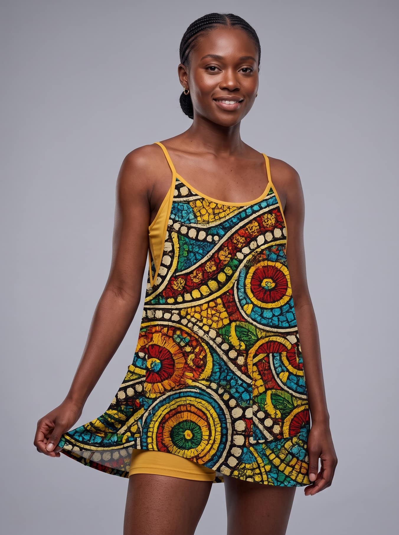 "Taji" Built-in Mini Dress