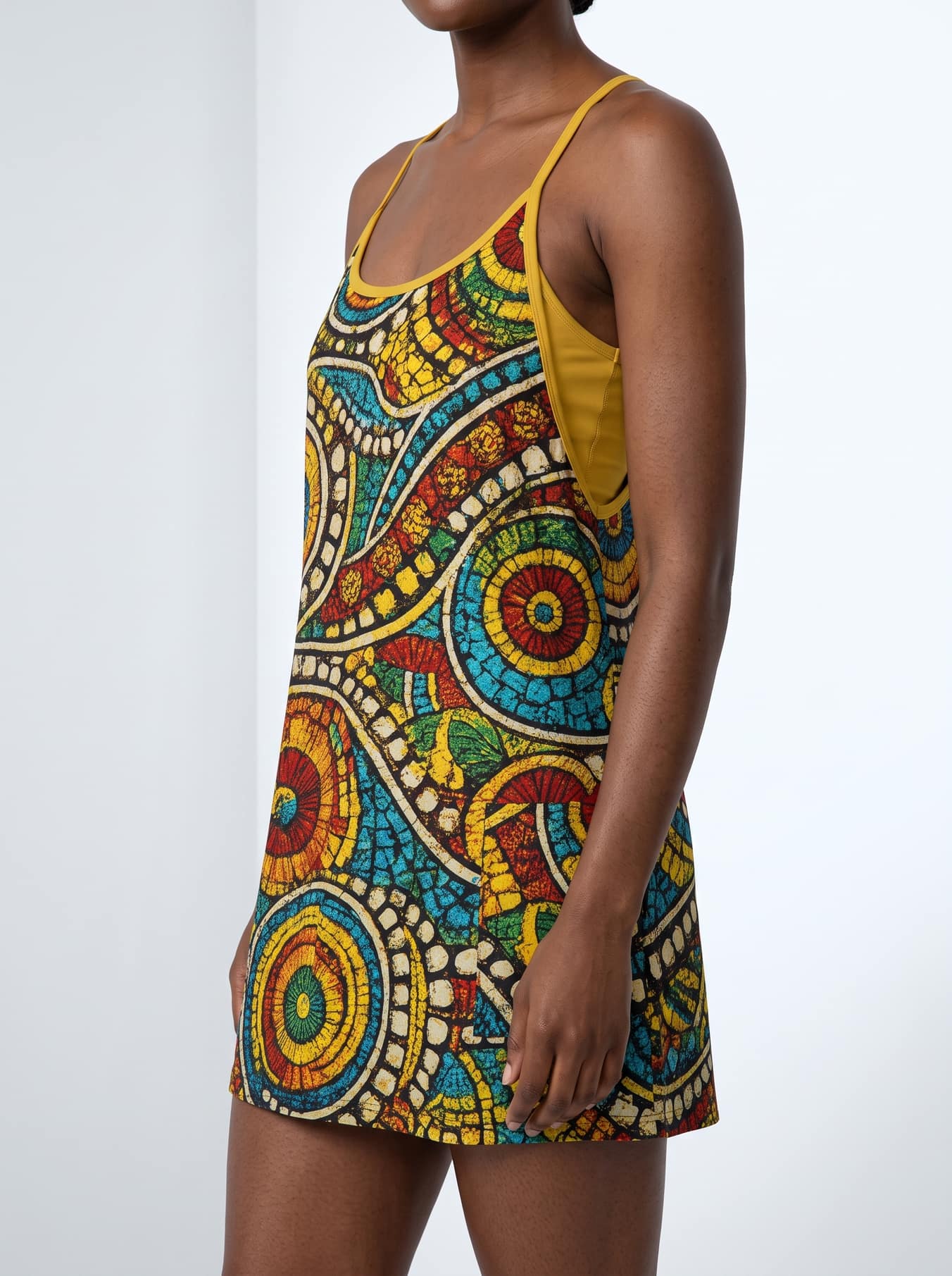 "Taji" Built-in Mini Dress