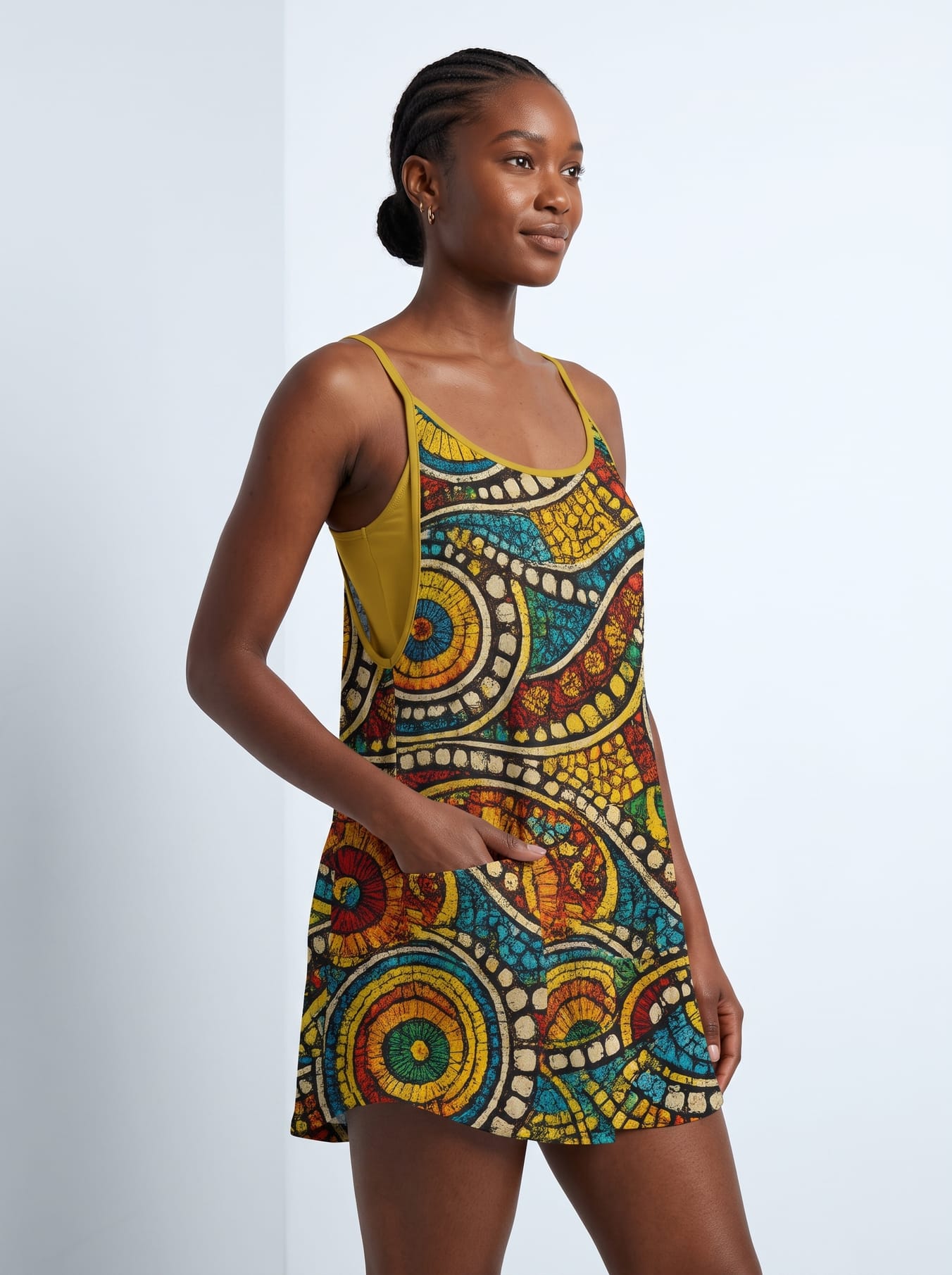 "Taji" Built-in Mini Dress
