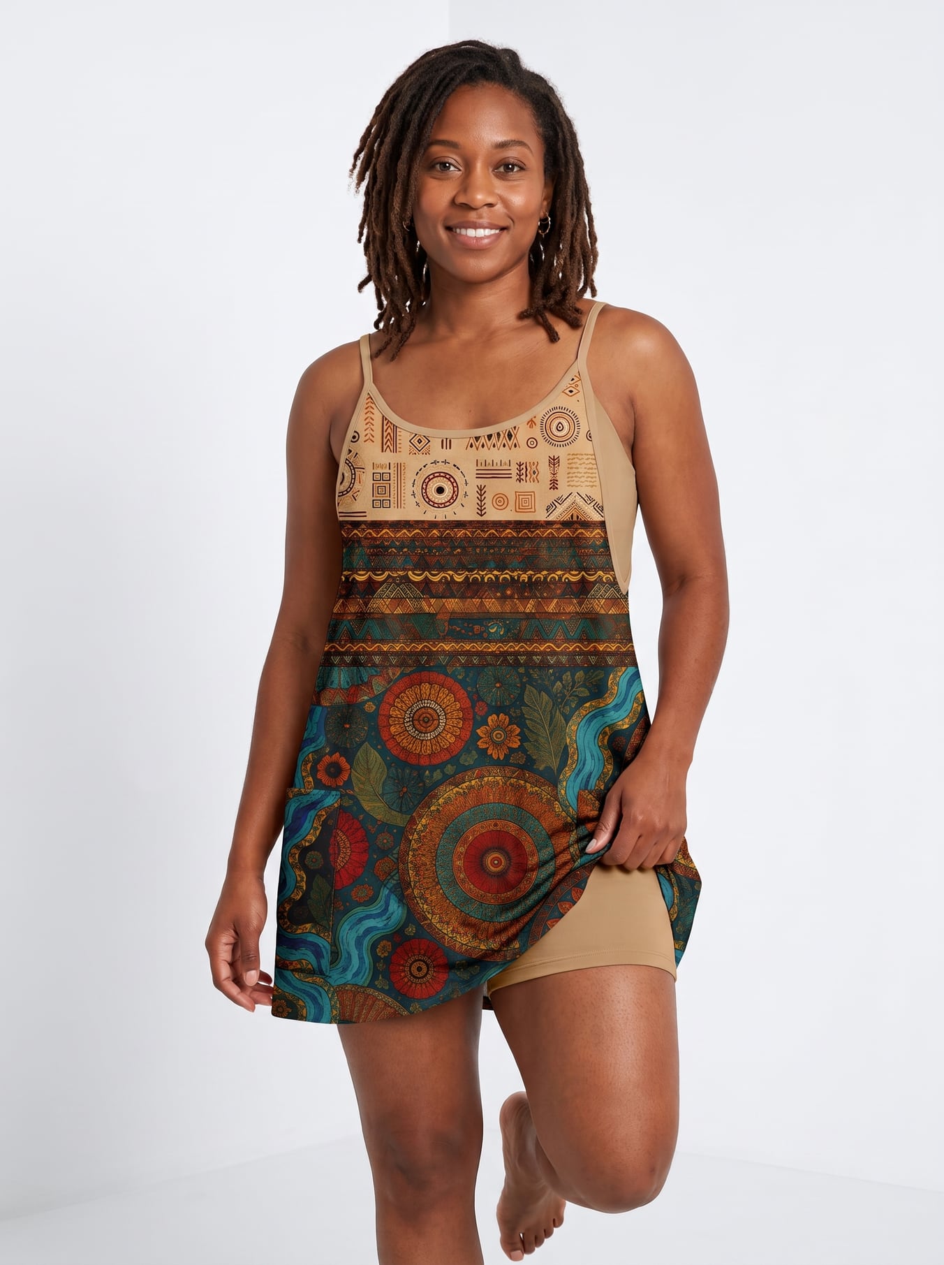 "Mto" Built-in Mini Dress