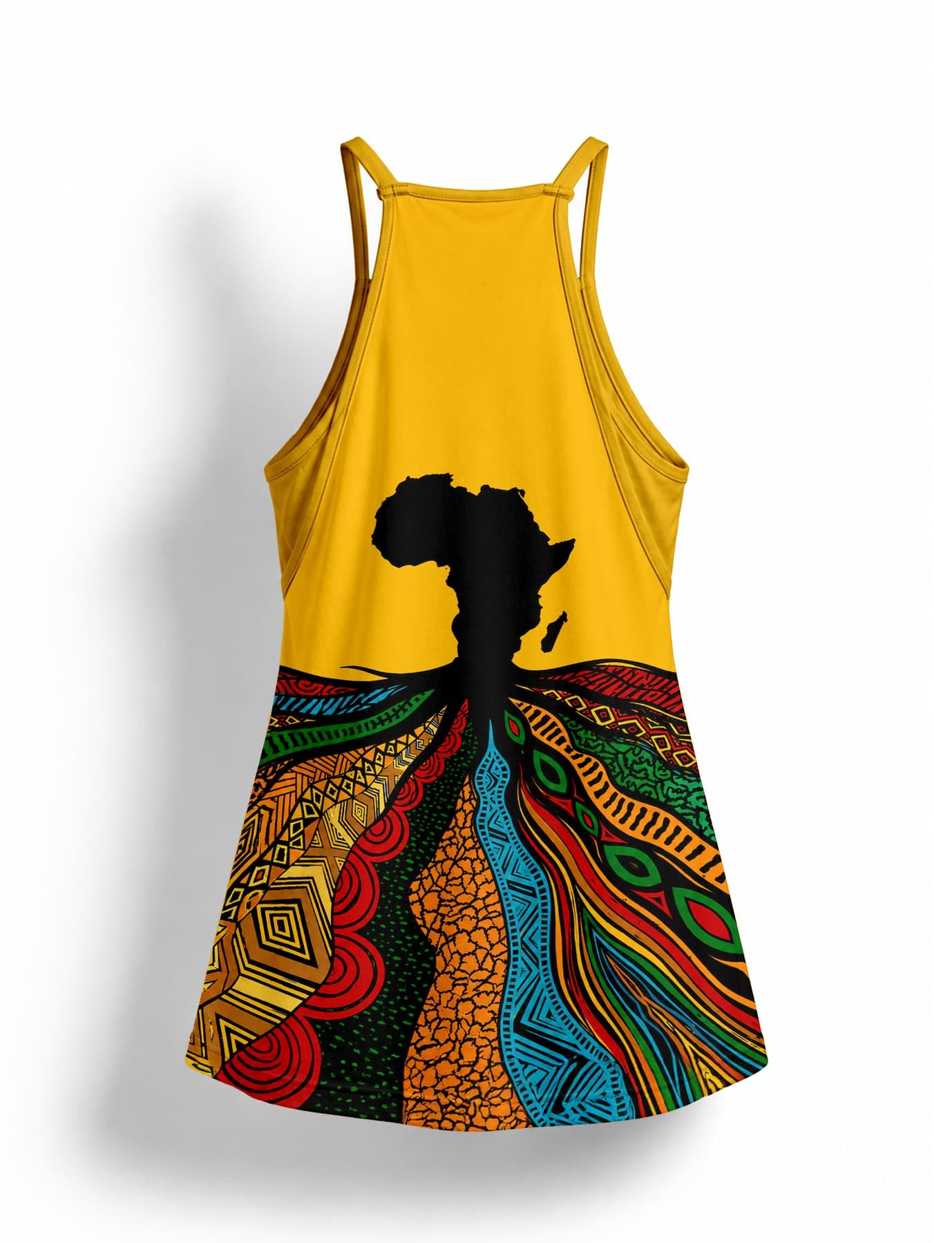 "Mzizi" Built-in Bra Mini Dress