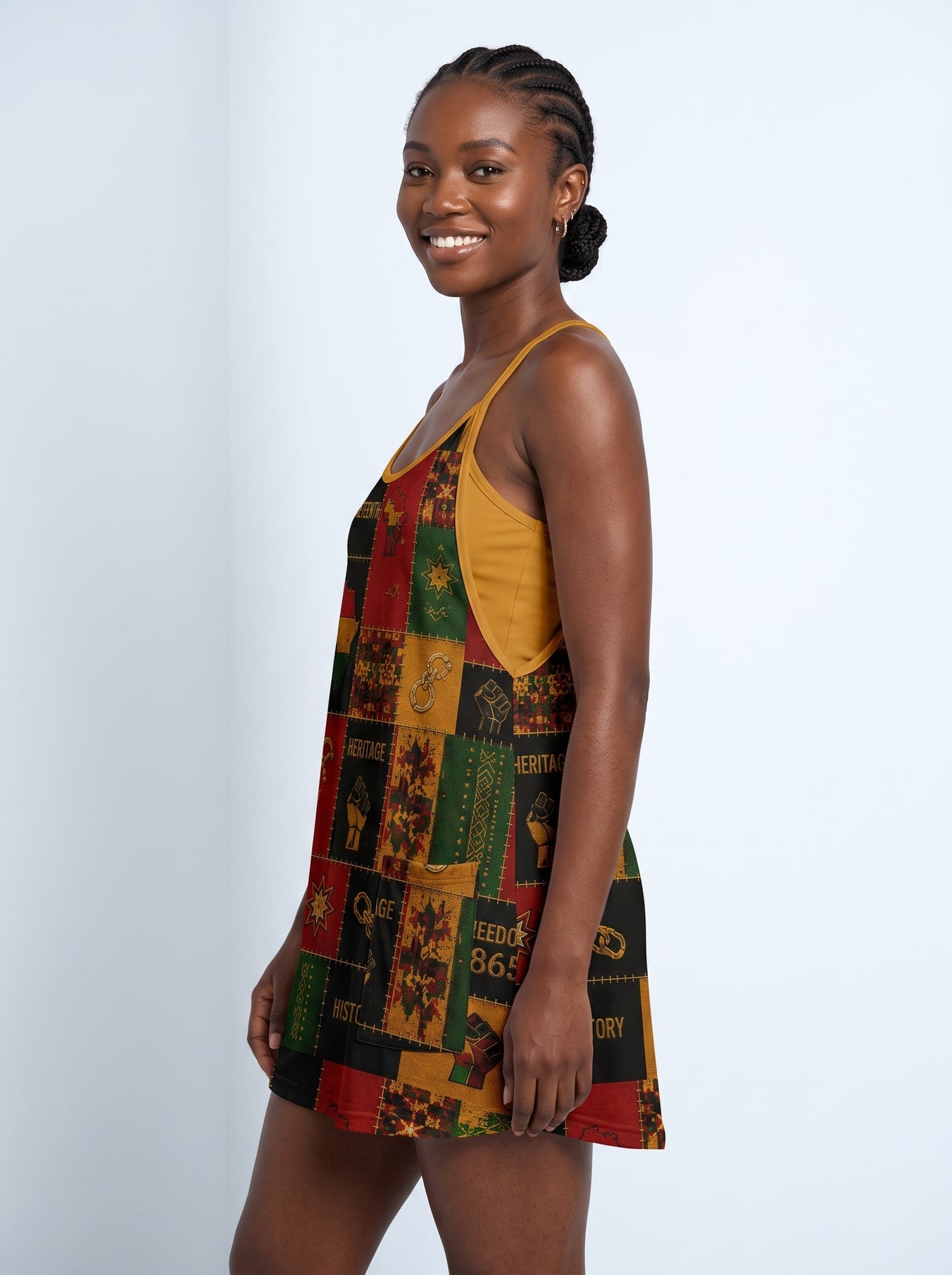 "Kumbuka" Built-in Mini Dress