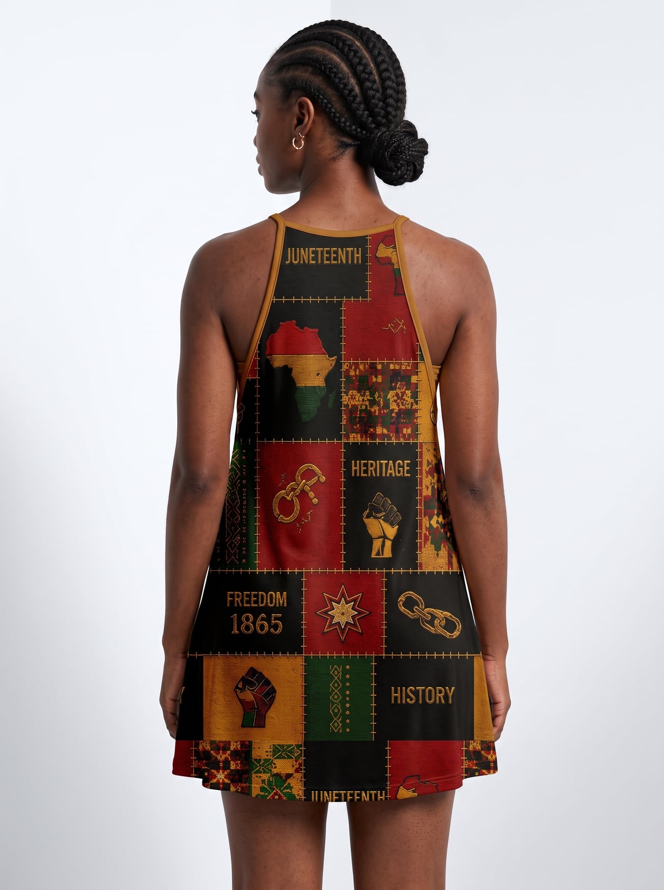 "Kumbuka" Built-in Mini Dress