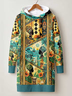 "Safari" Hoodie Dress