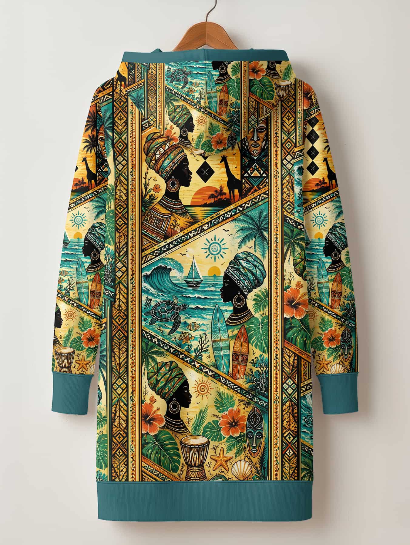 "Safari" Hoodie Dress