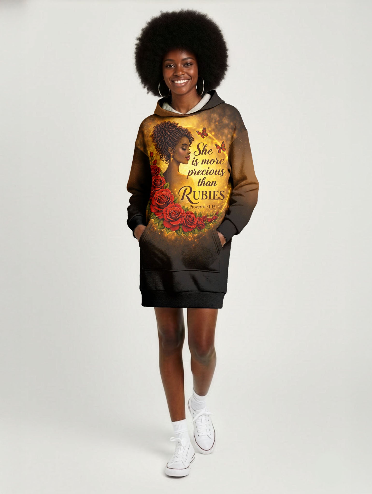 "Thamani" Hoodie Dress