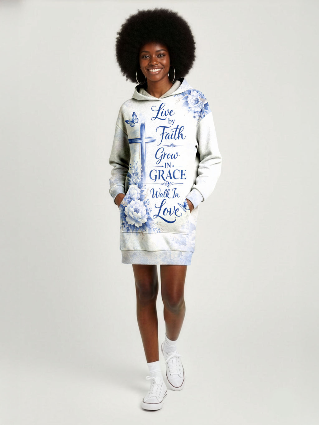 "Neema" Hoodie Dress