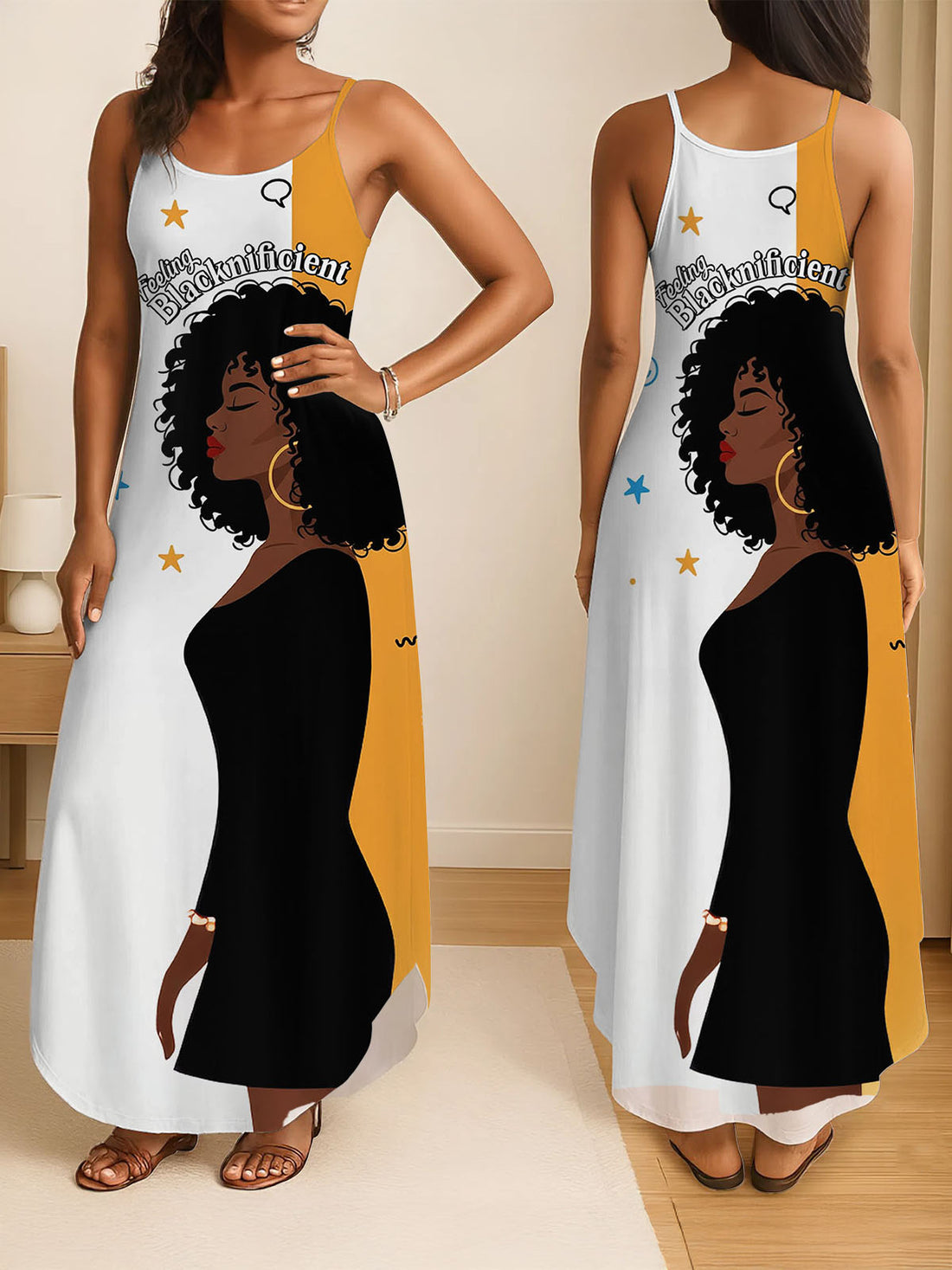 Feeling Blacknificient Maxim Dress