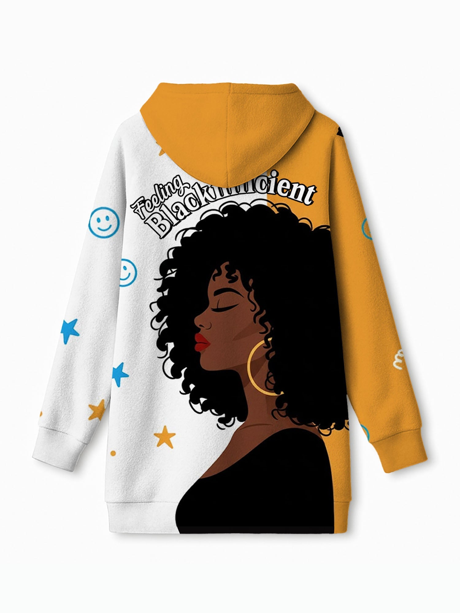 Feeling Blacknificient  Blanket Hoodie