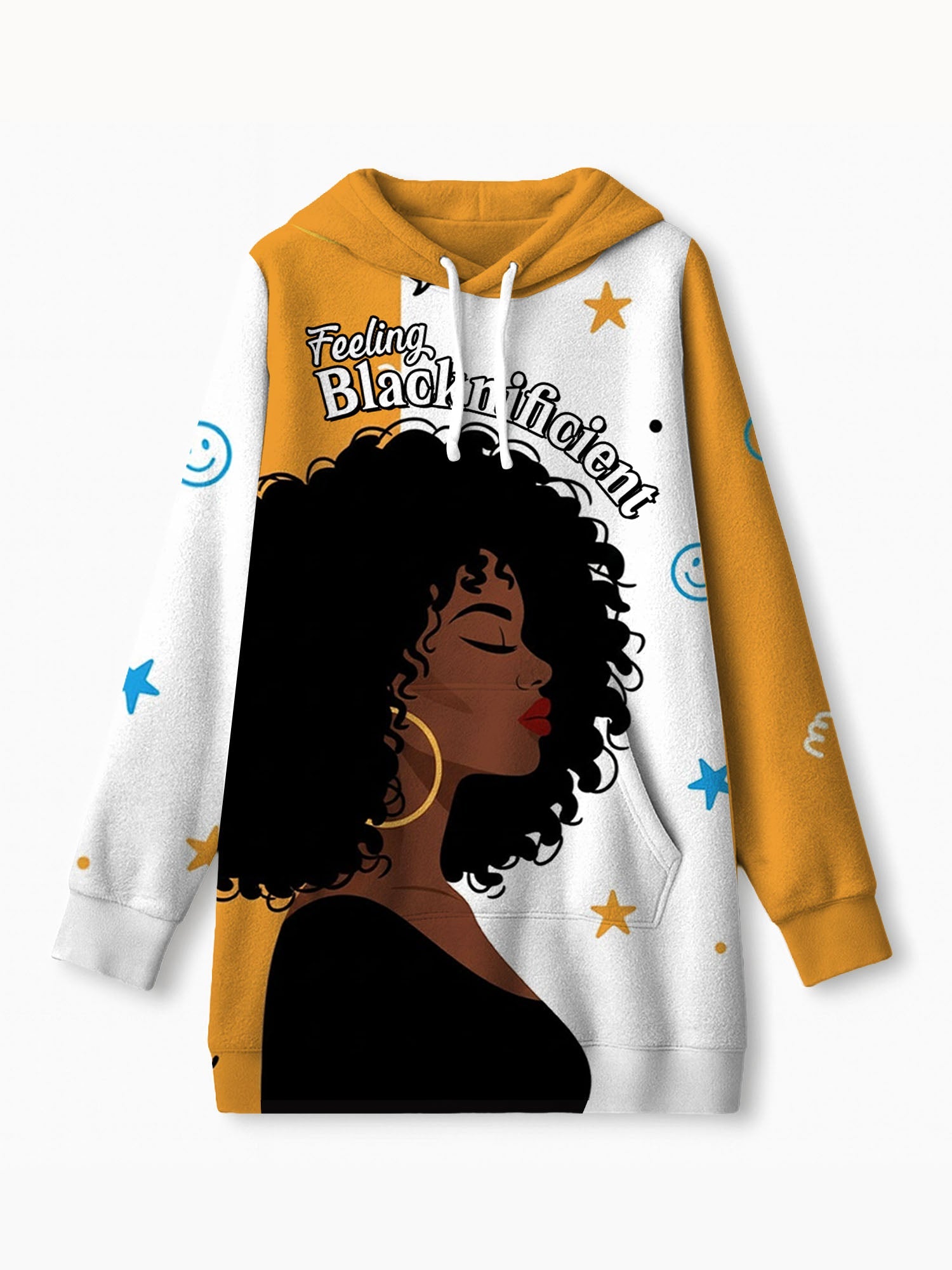 Feeling Blacknificient  Blanket Hoodie