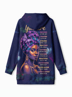 Blue Orchid Blanket Hoodie