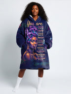 Blue Orchid Blanket Hoodie
